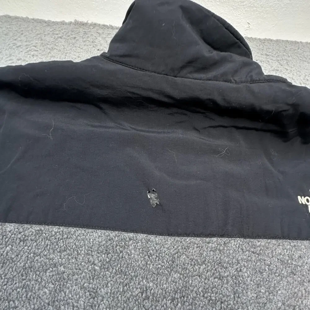 Vintage The North Face Denali Fleece Jacket Mens Large Black Gray Polartec